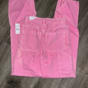 PacSun Pink Straight Leg Carpenter Jeans
